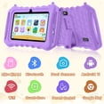 thumbnail image 2 of Kids Tablet, 7 inch Android 11 Tablet for Kids, 6(2+4) GB RAM 32GB ROM, Toddler Tablet with Bluetooth, GPS,WiFi,Parental Control, Dual Camera,Shockproof Case,Kids App Pre-Installed, 2 of 7