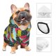 thumbnail image 3 of Fotbe Green Mushroom Sudadera con Estampado para Perros Pequeños – Suéter con Capucha para Mascotas, Tela Suave de Forro Polar con Bolsillo-Small, 3 of 7