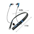 thumbnail image 3 of Wireless Bluetooth Earbuds, 75Hrs Playback, LED Display Charging Case, Ear Hooks, IPX7 Waterproof, Over-Ear Design for Sports, Running, Workout - Blue, 3 of 7