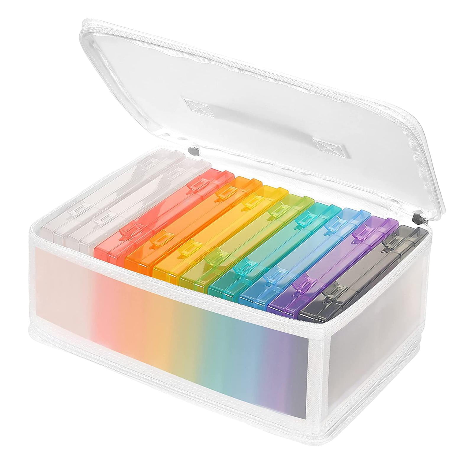 Wzmzjy Photo Storage Bag 10 Inner Case Seed Packets Box 4x6 Photo Box Plastic Container