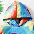 thumbnail image 3 of Busydd Toddler Baby Girls Boys Fall Outfits 2 Piece Outfits Fashion Casual Cotton Tie Dye Long Sleeve Pullover Hoodies and Pants Loungewear Set Children's Girls' Boys' Sweatsuit Set 3-8 Years, 3 of 6