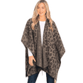 thumbnail image 4 of Woolrich Women's Textured Luxe Soft Warm Cozy Blanket Shawl Wrap Cape (Daphine Plaid, One Size Fits All), 4 of 4