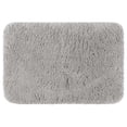 thumbnail image 1 of REGALWOVEN Alfombra de baño antideslizante suave y esponjosa para baño gris claro 16" x 24", 1 of 6