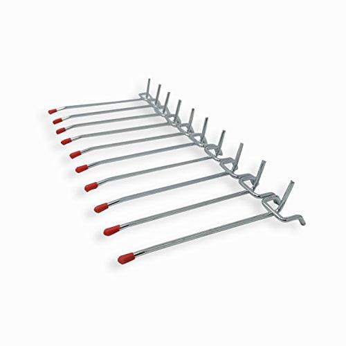 50-Pack Presa Heavy Duty 4-Inch Metal Peg Board Shelving Hooks 