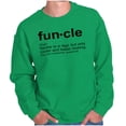thumbnail image 5 of Funcle Fun Uncle Definition Cool Men's Crewneck Sweatshirt Brisco Brands M, 5 of 6