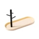 thumbnail image 4 of Bandeja de entrada, elegante soporte para llaves, organizador de joyas y platos para escritorio Blanco lechoso individual, 4 of 9