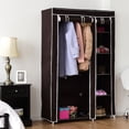 thumbnail image 4 of Costway 69" Portable Closet Storage Organizer Clothes Wardrobe Shoe Rack W/ 6 Shelf, 4 of 10