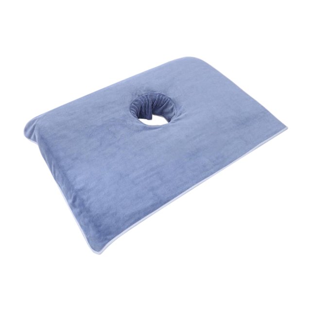 lionlar Massage Table Face Hole Towel Lightweight Comfortable Polyester Beauty Towel blue