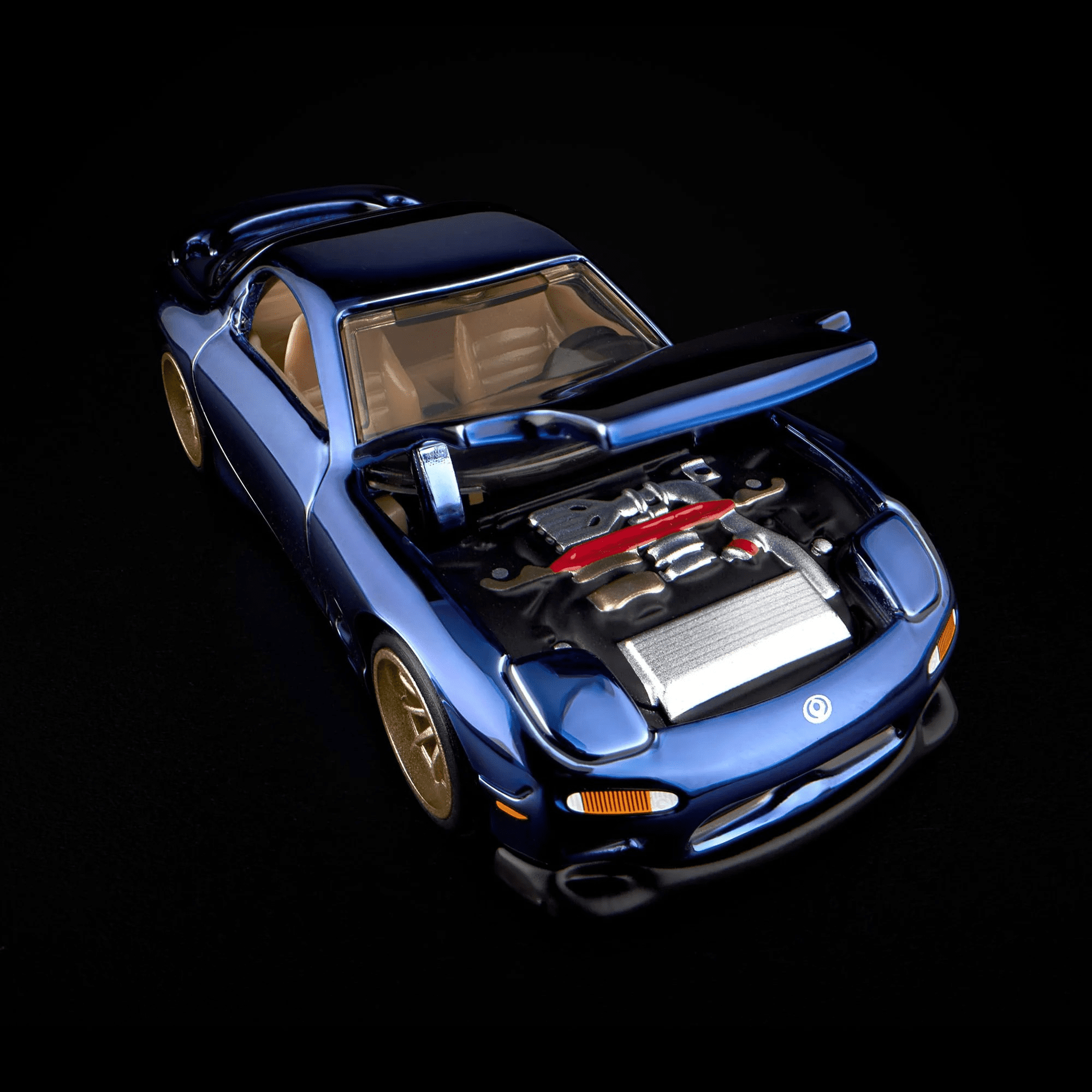 Hot Wheels Mazda RX-7 RLC Exclusive 1993 R1 1:64 Die-Cast Collector Car Steel Blue Spectraflame