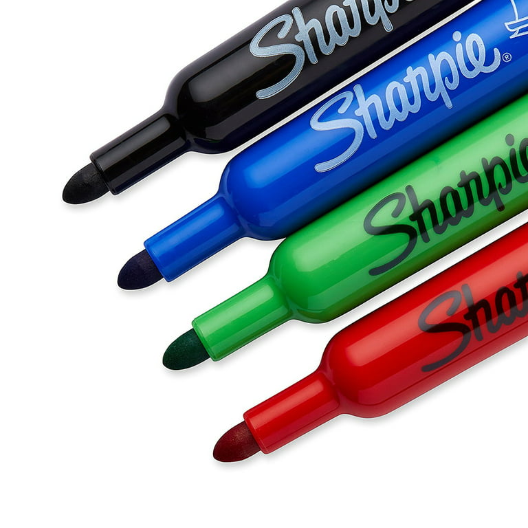 Sharpie Non-Washable Ink Flip Chart Marker, Bullet Tip, Assorted Color,  Pack