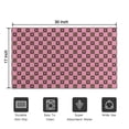 thumbnail image 5 of Pink Brown Heart Checkered Pattern Door Rugs,Washable Non Slip Door Mats Indoor,Decorative Door Mats,Entry Mat Indoor for Entrance,Bedroom,Kitchen,Bathroom,17"x30", 5 of 6