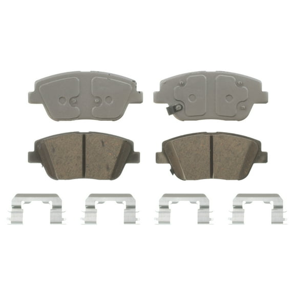 Wagner ThermoQuiet QC1444 Ceramic Disc Brake Pad Set Fits select: 2011-2015 HYUNDAI SONATA, 2011-2016 KIA OPTIMA