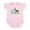 Petal Pink, variant on CafePress - Dinosaur Little Brother Infant Bodysuit - Baby Light Bodysuit, Size Newborn - 24 Months