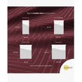 thumbnail image 4 of Sábanas King Tacto Suave Egipcio Premium Diseño de la tela color Vino, 4 of 4