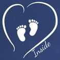 thumbnail image 2 of CafePress - Baby Feet Inside Black Maternity T Shirt - Maternity Dark T-Shirt, 2 of 3