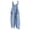 Z1-Blue-linen overalls, variant on Jumpsuits for Women Summer Sleeveless Adjustable Straps Linen Overalls Casual Plaid Print Jumpers Plus Size Baggy Rompers with Pocket