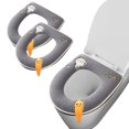 thumbnail image 1 of 2 fundas de inodoro universales para todas las estaciones con asas, cojines de inodoro, cojín tipo cremallera, 1 of 6