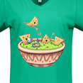 thumbnail image 4 of Inktastic Nachos Partying in Guacamole Women's V-Neck T-Shirt, 4 of 5