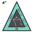 thumbnail image 2 of Libra Horoscope 4 Inch Iron Or Sew On Embroidered Fabric Badge Patch Astrology, Zodiac Iconic Series, 2 of 2