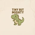 thumbnail image 4 of Inktastic Tiny but Mighty Dinosaur Cartoon Design Boys or Girls Baby T-Shirt, 4 of 5