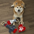 thumbnail image 3 of Pavilion Gift Company - Treat - 10" Canvas Dog Toy on Rope, 3 of 7