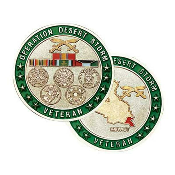 Operation Desert Storm Challenge Coin Walmart Com Walmart Com