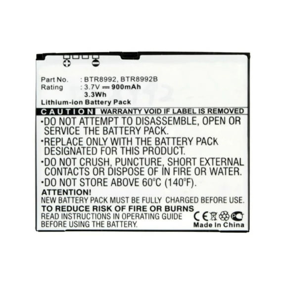 Batteries N Accessories BNA-WB-L3529 Cell Phone Battery - Li-Ion, 3.7V, 900 mAh, Ultra High Capacity Battery - Replacement for Pantech BTR8992 Battery