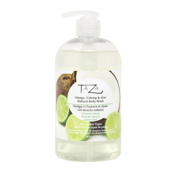 Gel Douche Naturel Omega-3 Chanvre & Aloe Noix de Coco Citron Vert