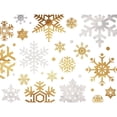 thumbnail image 3 of Grey, Jace 14x12 Black Modern Framed Museum Art Print Titled - Gold Silver Flakes, 3 of 5