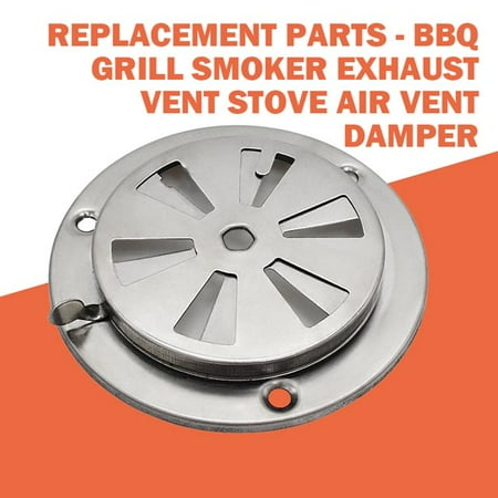 

FocusCharm Replacement Parts -BBQ Grill Smoker Exhaust Vent Stove Air Vent Damper
