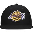 thumbnail image 2 of Men's Mitchell & Ness Black Los Angeles Lakers Shattered Snapback Hat, 2 of 6
