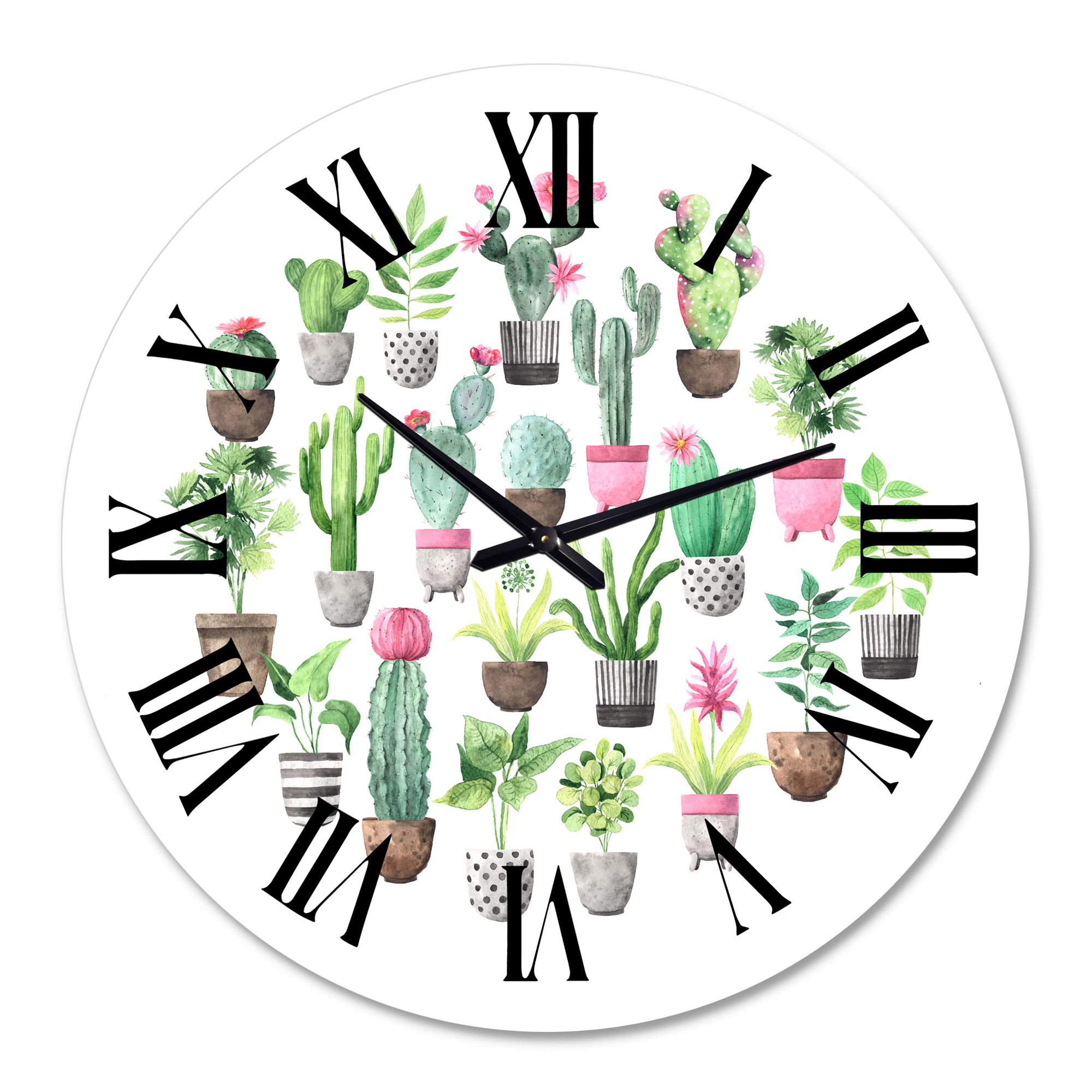 Designart 1 in Quartz Traditional Wall Clock