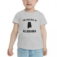 thumbnail image 2 of I'm A Big Deal in Alabama Cute Toddler T Shirts for Boys Girls (Gray, 3T), 2 of 5