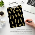 thumbnail image 5 of GZHJMY Pineapple with Gold Love Heart Acrylic Clipboard Letter Size 9" x 12.5" Decorative Clipboard with Low Profile Silver Metal Clip for Office School Student Women Whiteboard Clipboards, 5 of 7