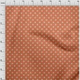 thumbnail image 3 of oneOone Cotton Jersey Dark Peach Fabric Snowman & Tree Sewing Fabric By The Yard Printed Diy Clothing Sewing Supplies 58 Inch Wide, 3 of 4