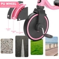 thumbnail image 5 of KORIMEFA Toddler Tricycle for 2-5 Year Old, Kids Trike with Storage Basket 3 Wheel Bike Birthday Toys Gift for Girls Boys, Pink, 5 of 10