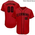 thumbnail image 2 of Camiseta de béisbol personalizada de la serie roja, sección para hombres y mujeres, camisa con impresión 3D, camisetas casuales de equipo, camisetas unisex de hip hop, 2 of 5