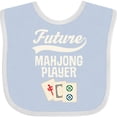thumbnail image 3 of Inktastic Future Mahjong Player Boys or Girls Baby Bib, 3 of 4