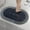 Black, variant on Guozer Super Absorbent Quick Dry Bath Mat 1PCS Thin Bathroom Rug Fit Under Door Washable Bath Rugs Shower Floor Mat