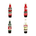 thumbnail image 3 of Yuarrent Cubierta de botella Calcomanía de Navidad Decoración de Navidad Decoración de Navidad a prueba de polvo Dulce regalo Festival Accesorios Kits de decoración para fiestas Patrón de ciervo Yuarrent HA069706-02, 3 of 6