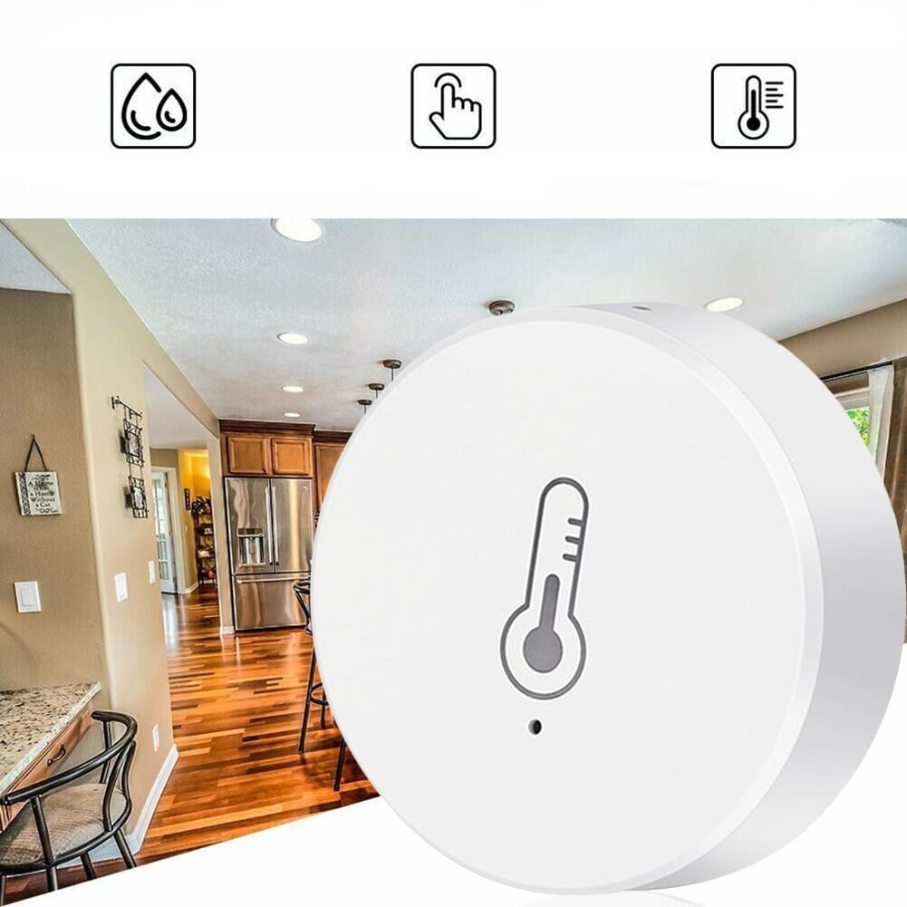 Wireless Temperature And Humidity Sensor Smart Home App Voice Control Works
