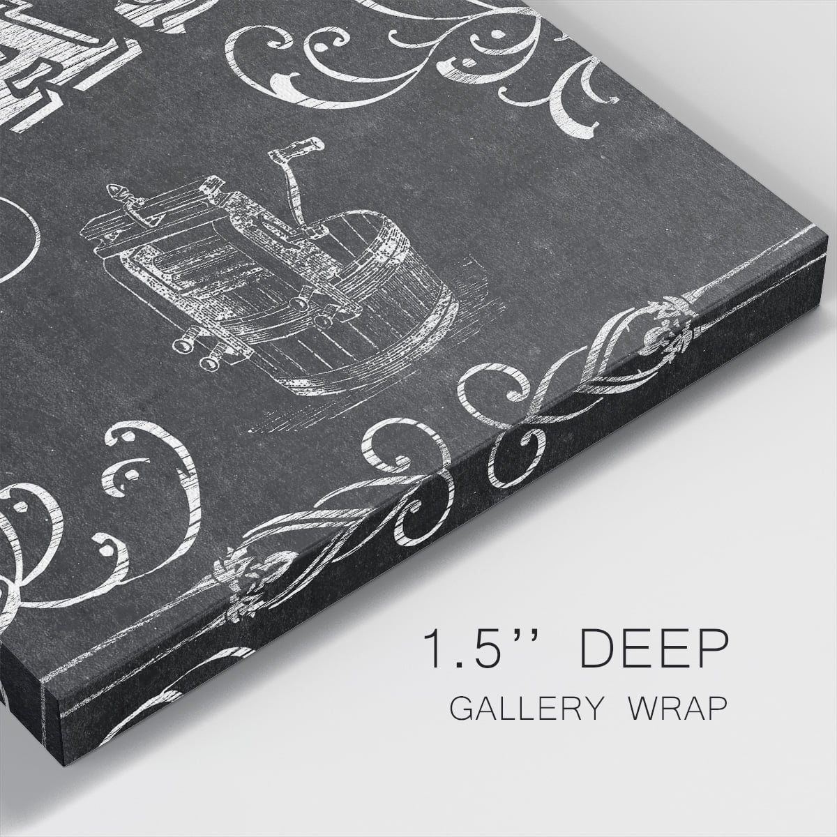 Wexford Home Custom Abstract Sea Fan IV-Premium Gallery Wrapped Canvas, 32" x 32" - Ready to Hang