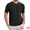 Black, variant on DARING DIVA Men's Formal Short Sleeved Zipper Slim Fit Classic Polo Shirts S Green