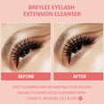 thumbnail image 2 of BREYLEE Rose Eyelash Extensions Shampoo 60ml+Rinse Bottle+Wand+Brush Eyelash Cleanser Eyelash Wash Lash Bath Lash Cleaner, 2 of 7