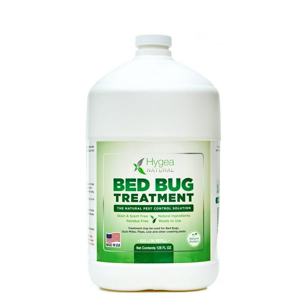 Bed Bug Spray by Hygea Natural 128OZ (Gallon Refill) Treat Bed Bugs