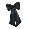thumbnail image 3 of Boque de satén desmontable suministros elegantes para el vestido para vestidos de graduación Fiestas de regalos de viaje Negro, 3 of 8