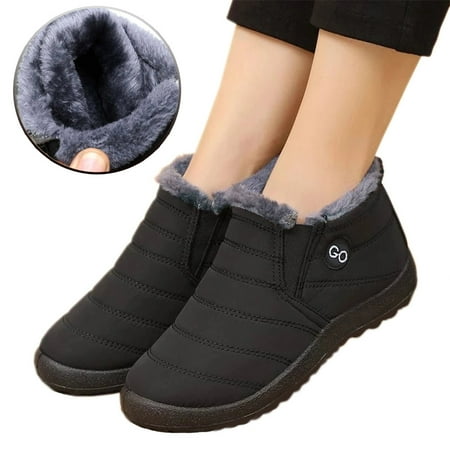 

Almusen Snow & Winter Booties Women Ankle Boots Woman Shoes