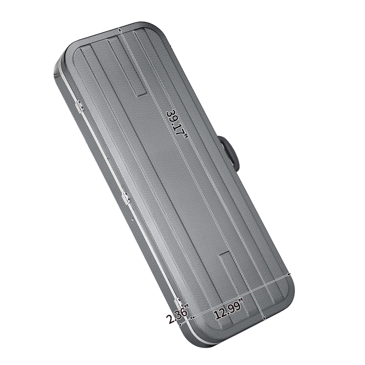 Electric Guitar ABS Molded Hard Case for GST GTL 170 SG and Burning fire Style Flat Grayish Blue