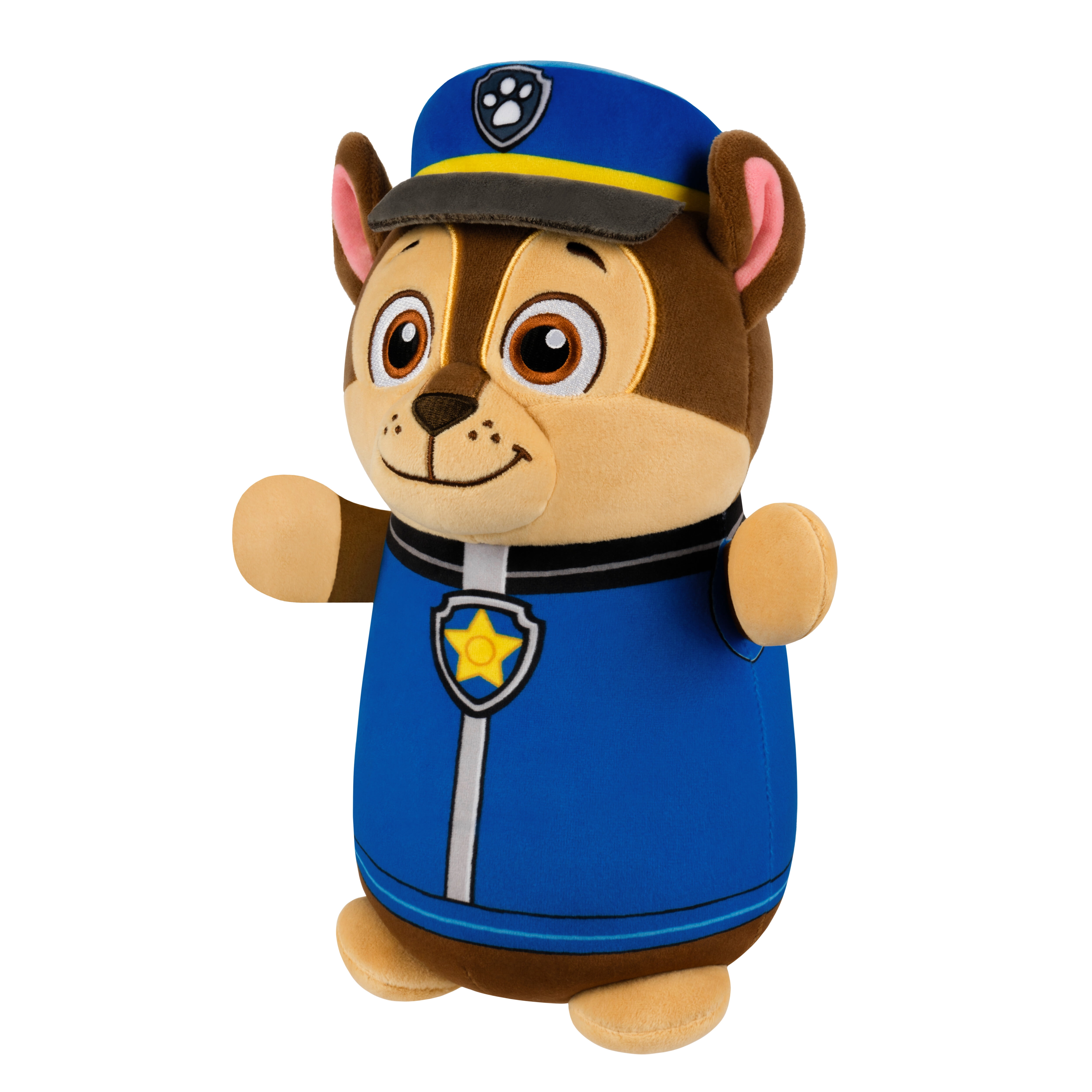Squishmallows Original Paw Patrol 10 inch Chase HugMees - Child's Ultra Soft Stuffed Plush Toy