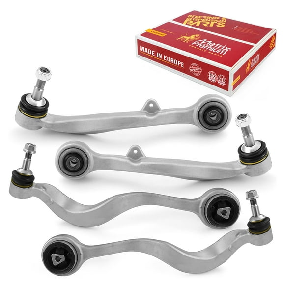 Metrix Premium Chassis Parts - 4 PC Lower Forward & Rearward Control Arm Kit Fits 06-10 BMW 650Ci Mexico, 06-10 650i, 06-10 M6, 04-05 645Ci